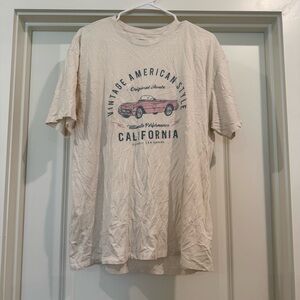 Vintage America Cream California Car Graphic Tee